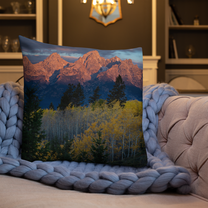 Decorative Pillow | The Sunrise I’ll Never Forget Grand Teton