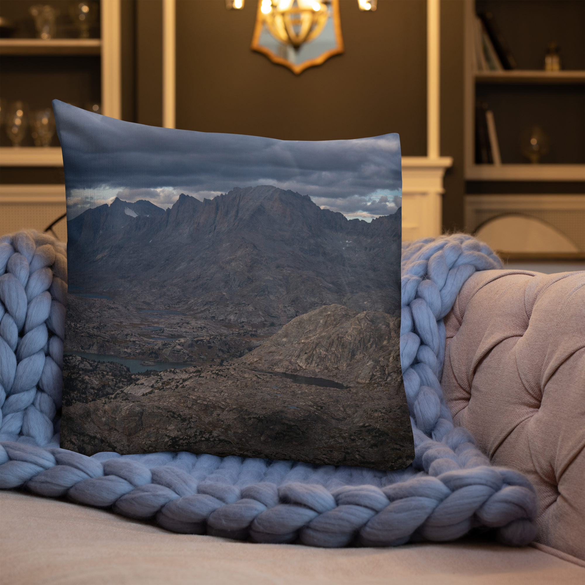 Fremont Peak View Decorative Pillow | Where Heaven Meets the Mountains