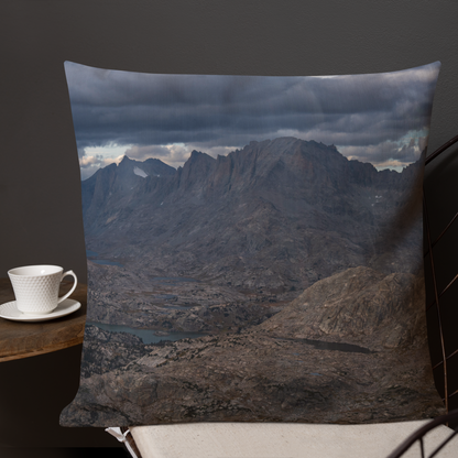 Fremont Peak View Decorative Pillow | Where Heaven Meets the Mountains