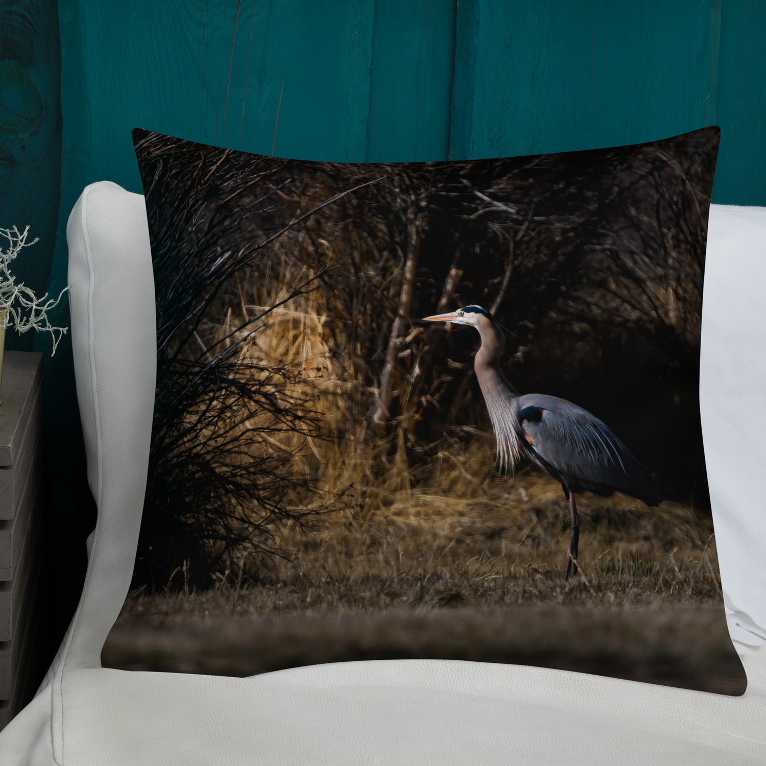 Blue Heron Premium Pillow