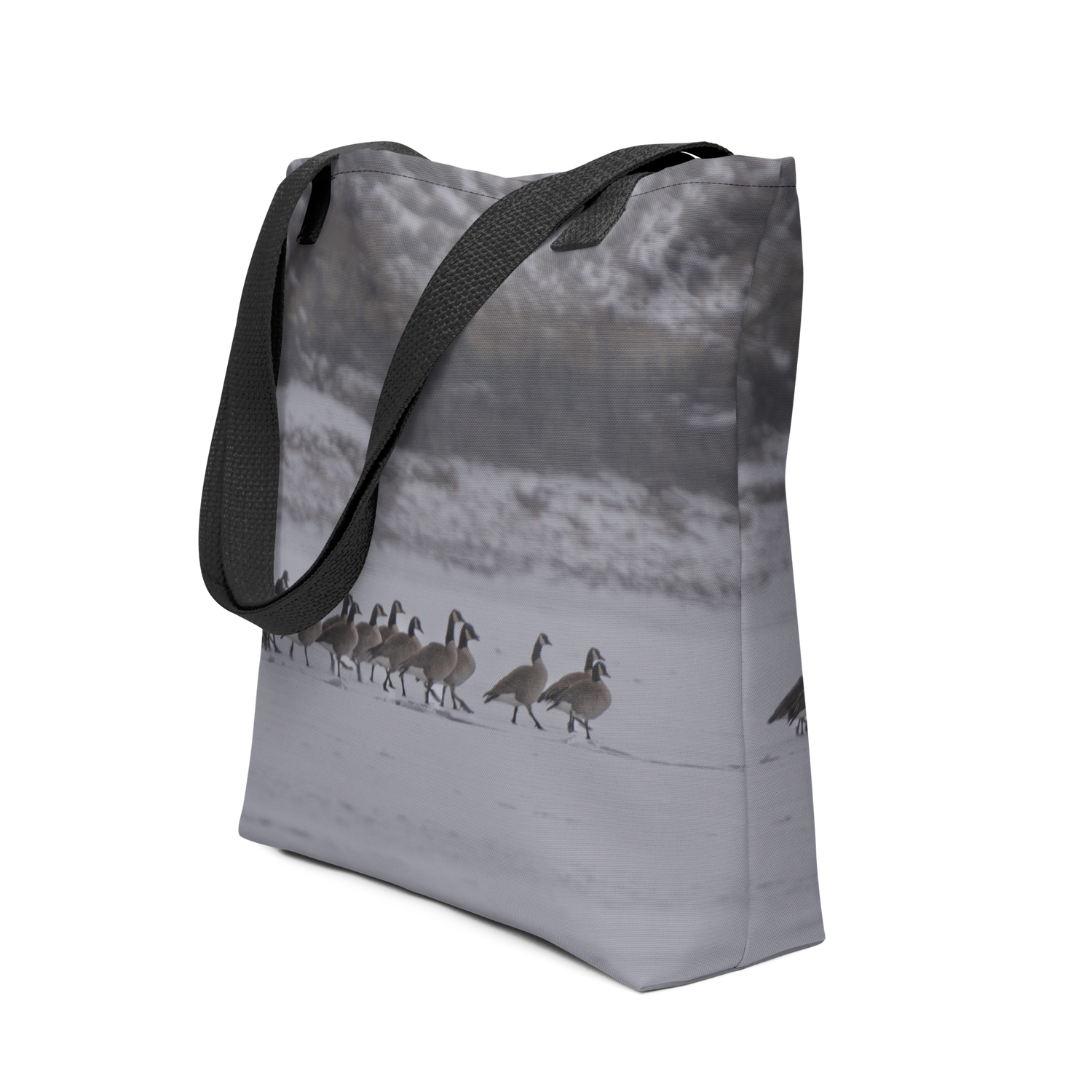 Carry the Call of the Wild: Canada Geese Tote Bags Inspired by Wyoming’s Winter Wonders