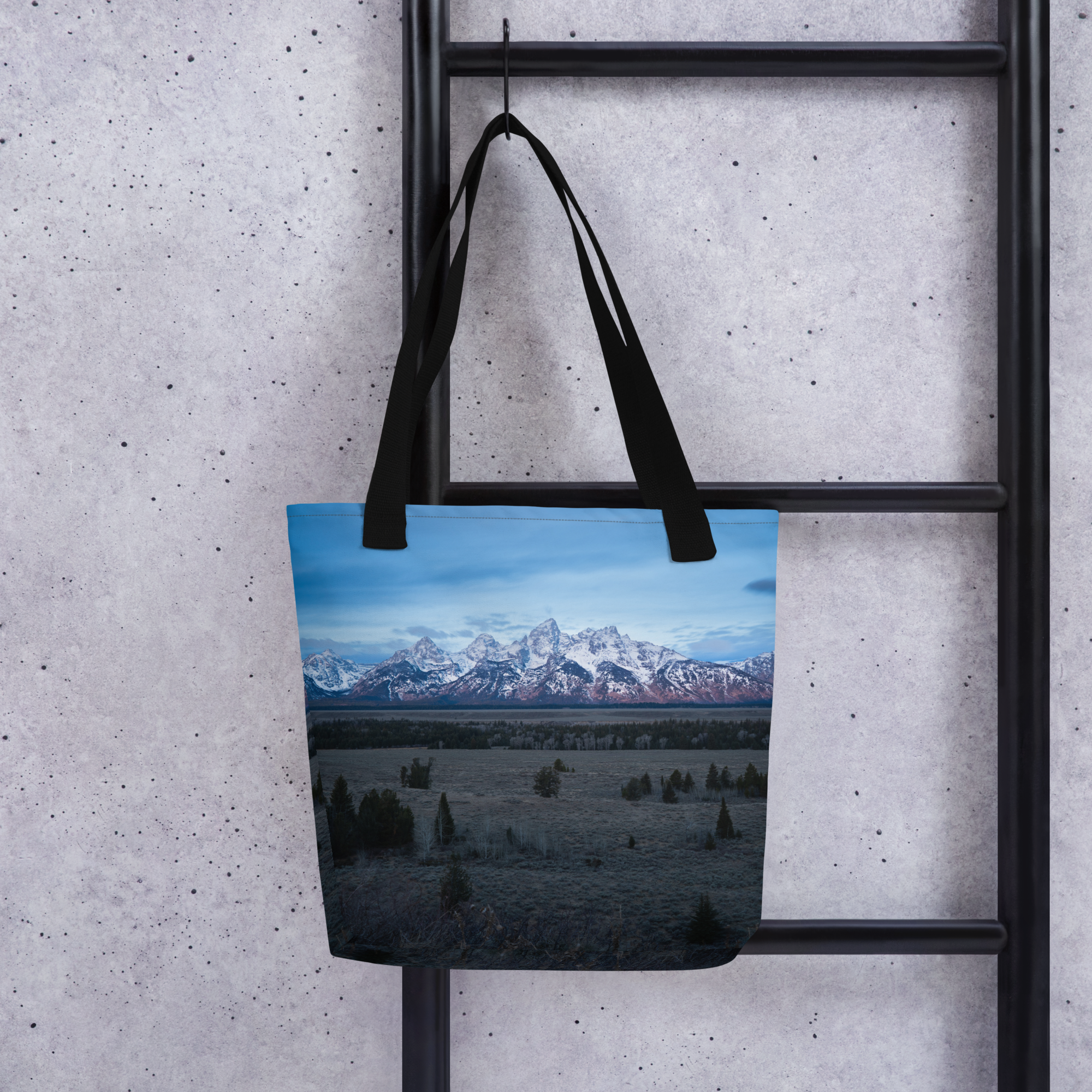 Grand Teton Sunrise: Tote Bags that Carry Wyoming’s Winter Beauty