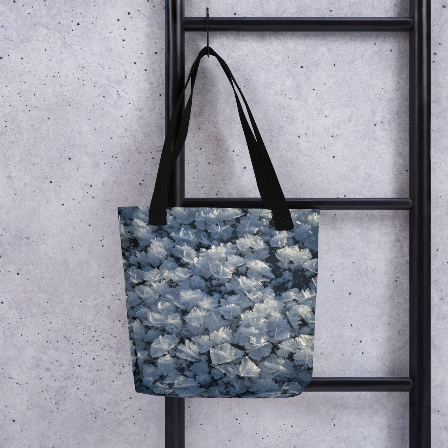 Tote Bags Inspired by the Texture of Winter Ice: Carry Wyoming’s Frozen Beauty with You