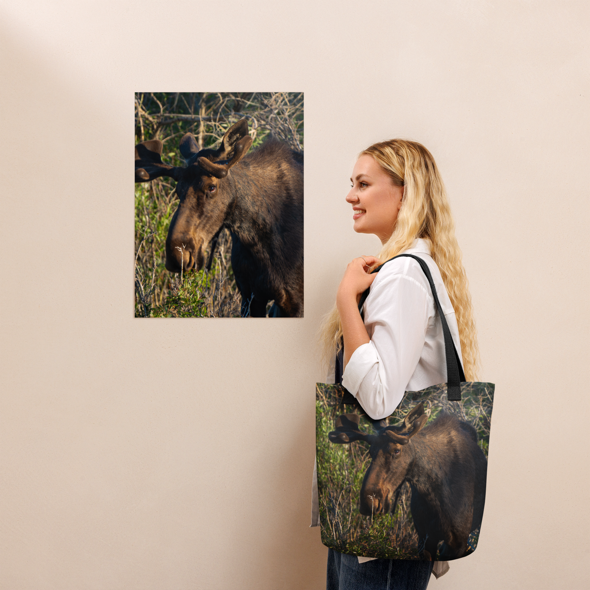 Moose Tote bag