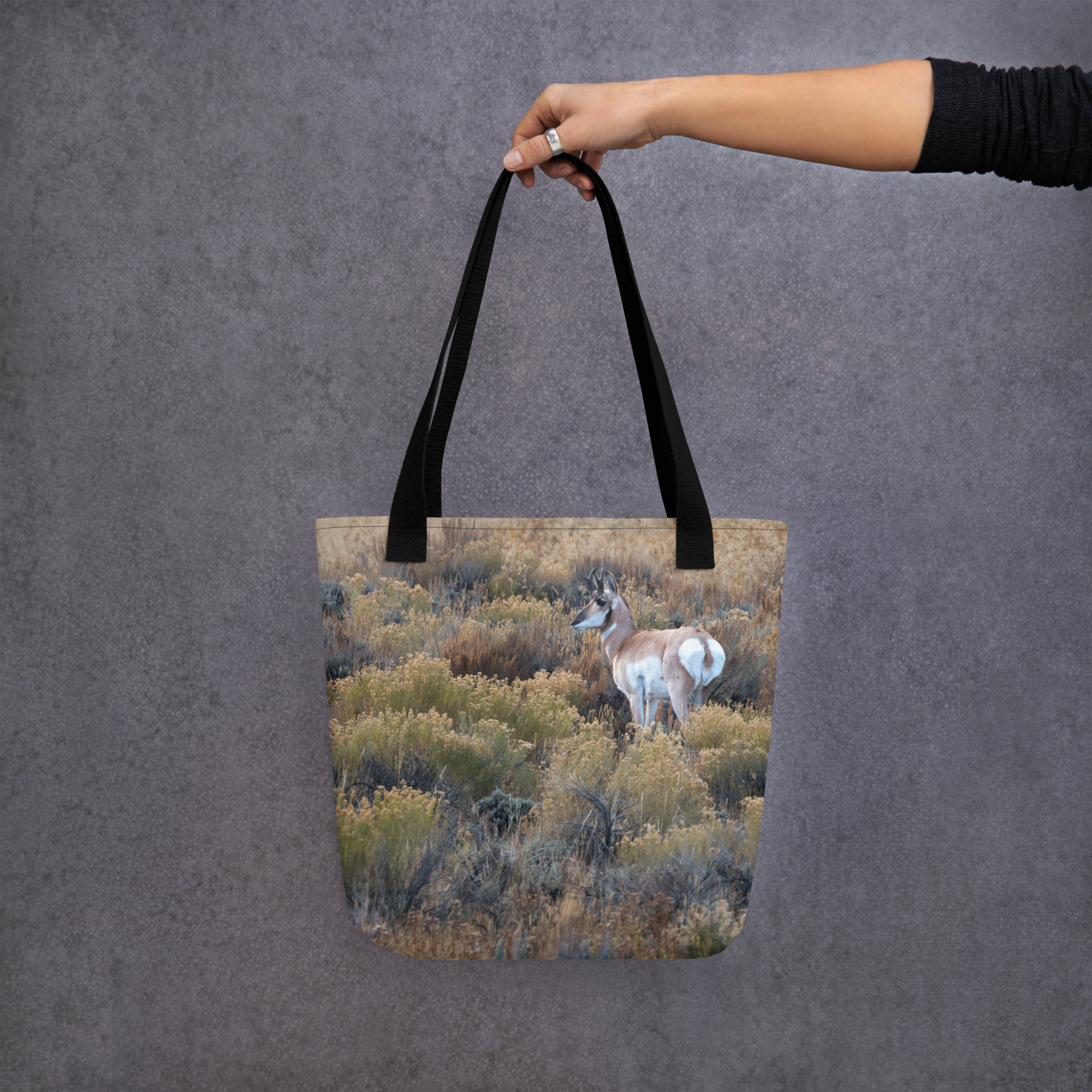 Pronghorn Tote Bag for People Who Feel at Home in the Wild