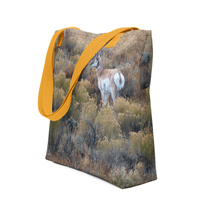 Pronghorn Tote Bag for People Who Feel at Home in the Wild
