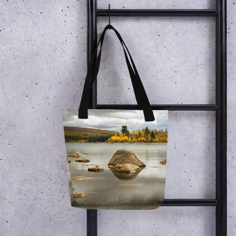 Wyoming in the Fall  All-Over Print  Small Tote bag