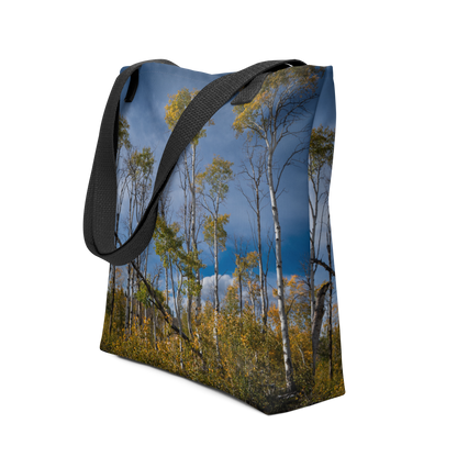 Aspens in the Fall All-Over Print Small Tote bag