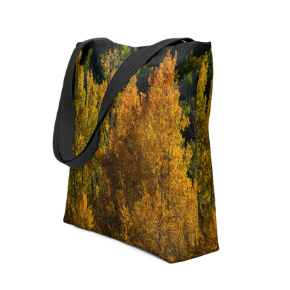 Aspens in the Fall All-Over Print Small Tote bag