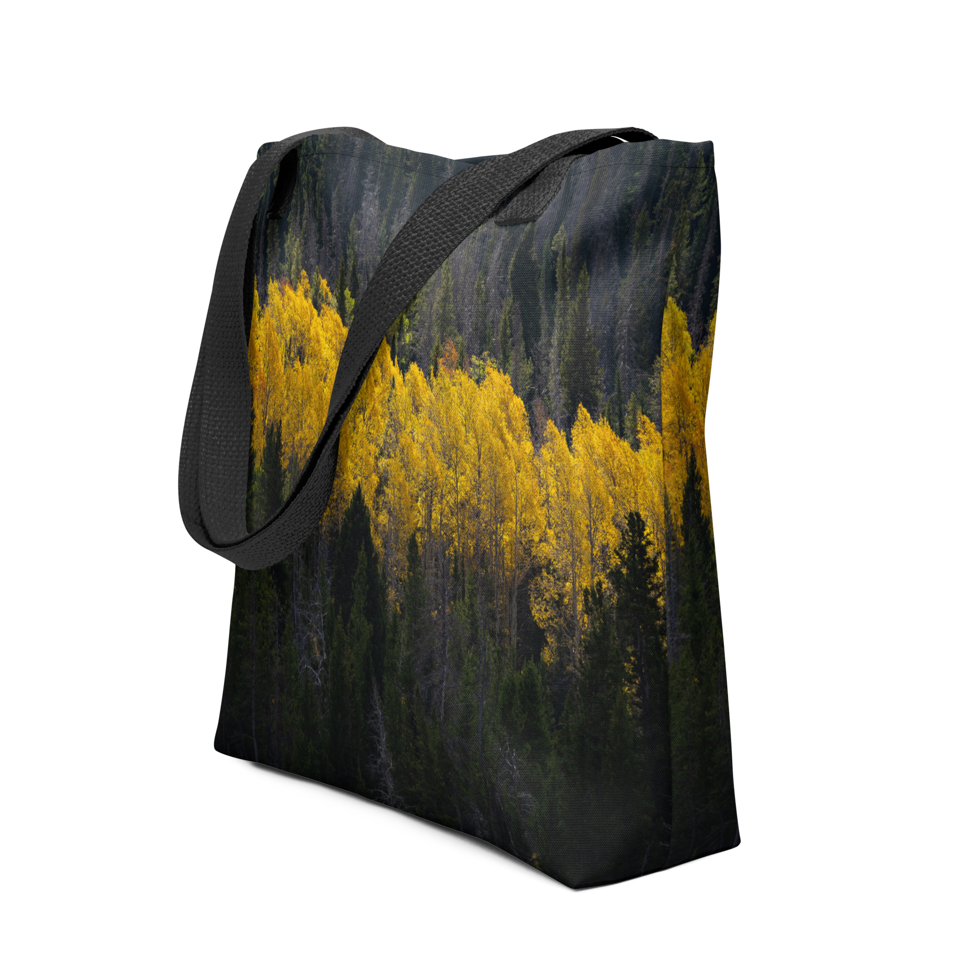 Aspens in the Fall All-Over Print Small Tote bag