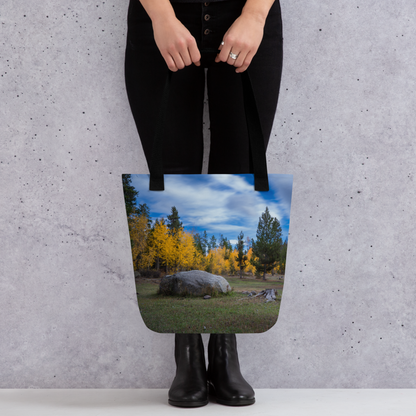 Fall in Wyoming All-Over Print Small Tote bag