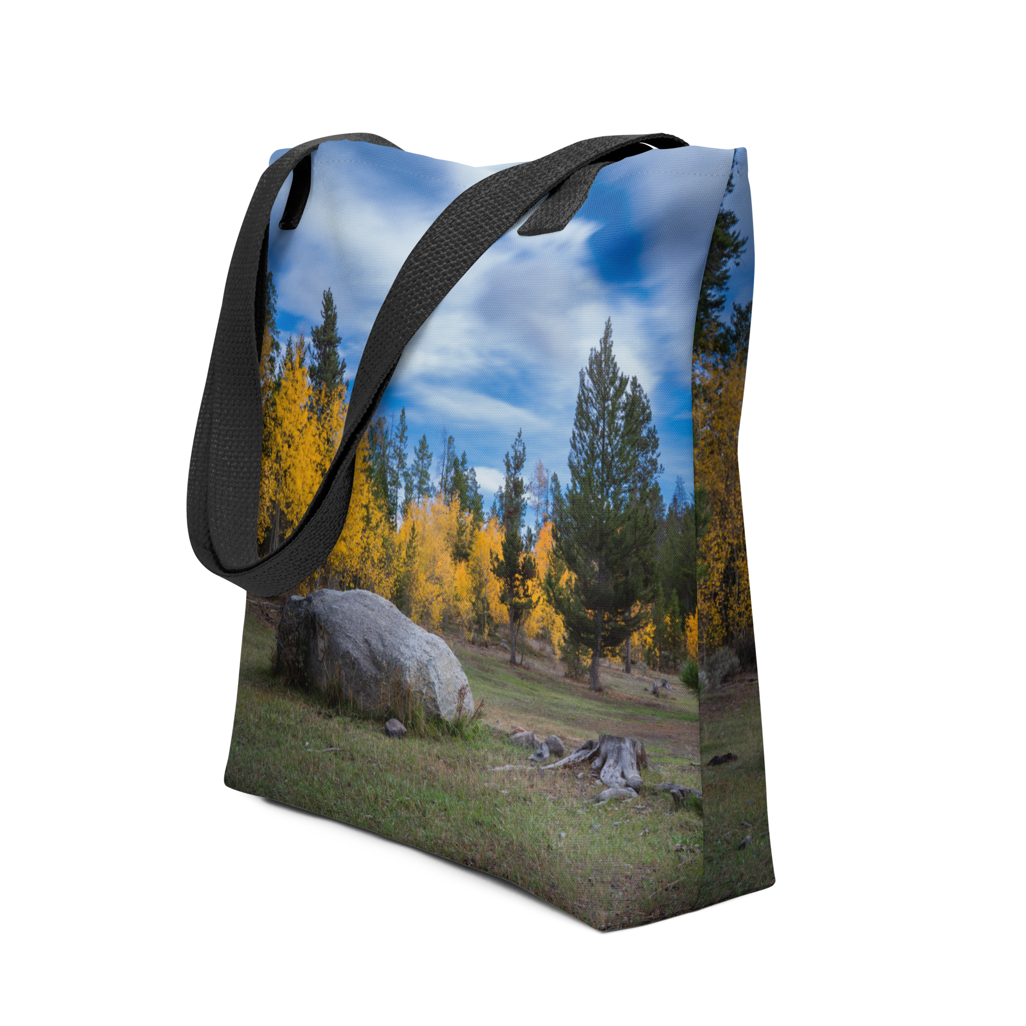 Fall in Wyoming All-Over Print Small Tote bag