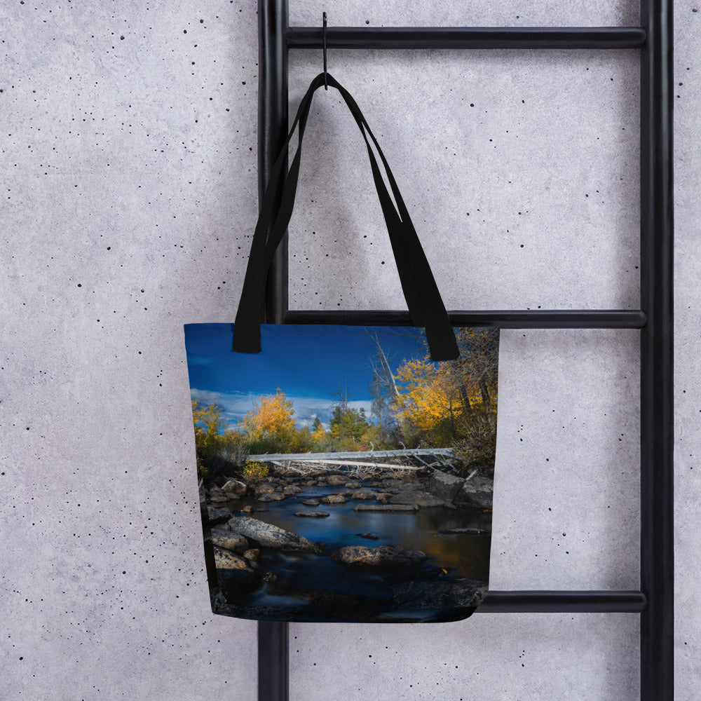 Aspens in the Fall All-Over Print Small Tote bag