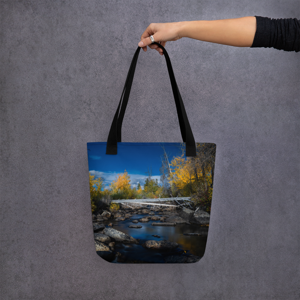 Aspens in the Fall All-Over Print Small Tote bag