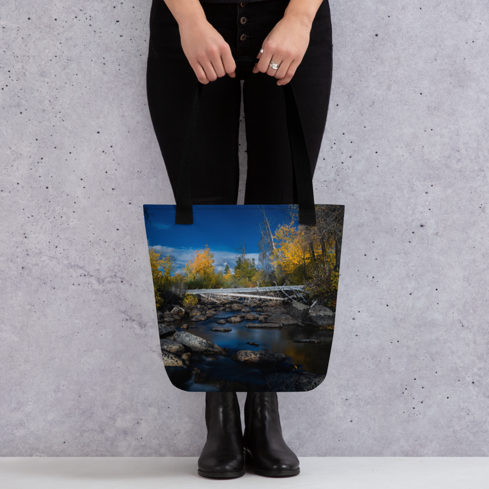 Aspens in the Fall All-Over Print Small Tote bag