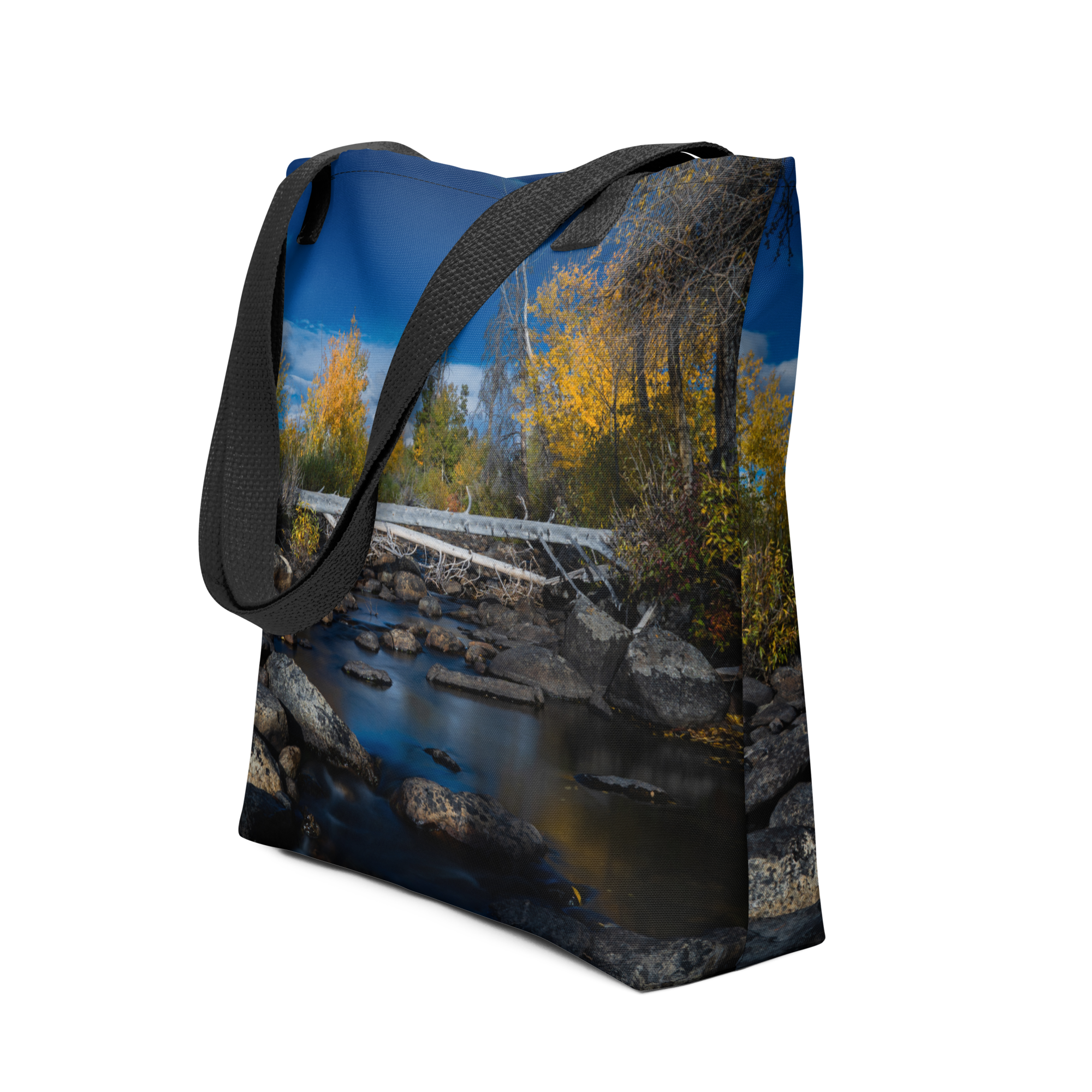 Aspens in the Fall All-Over Print Small Tote bag