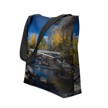 Aspens in the Fall All-Over Print Small Tote bag