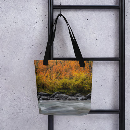 Green River, Wyoming in the Fall All-Over Print Small Tote bag