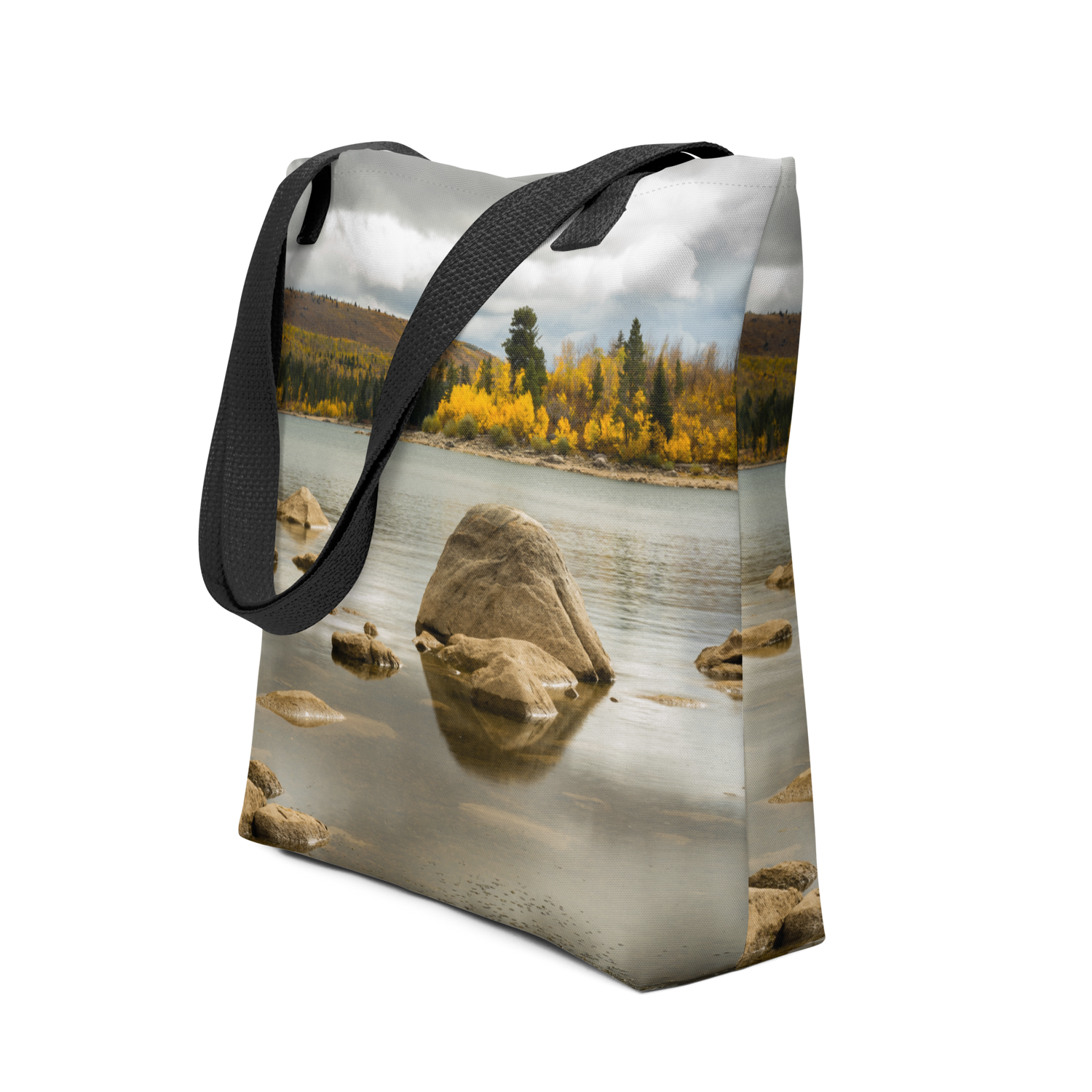 Wyoming in the Fall  All-Over Print  Small Tote bag