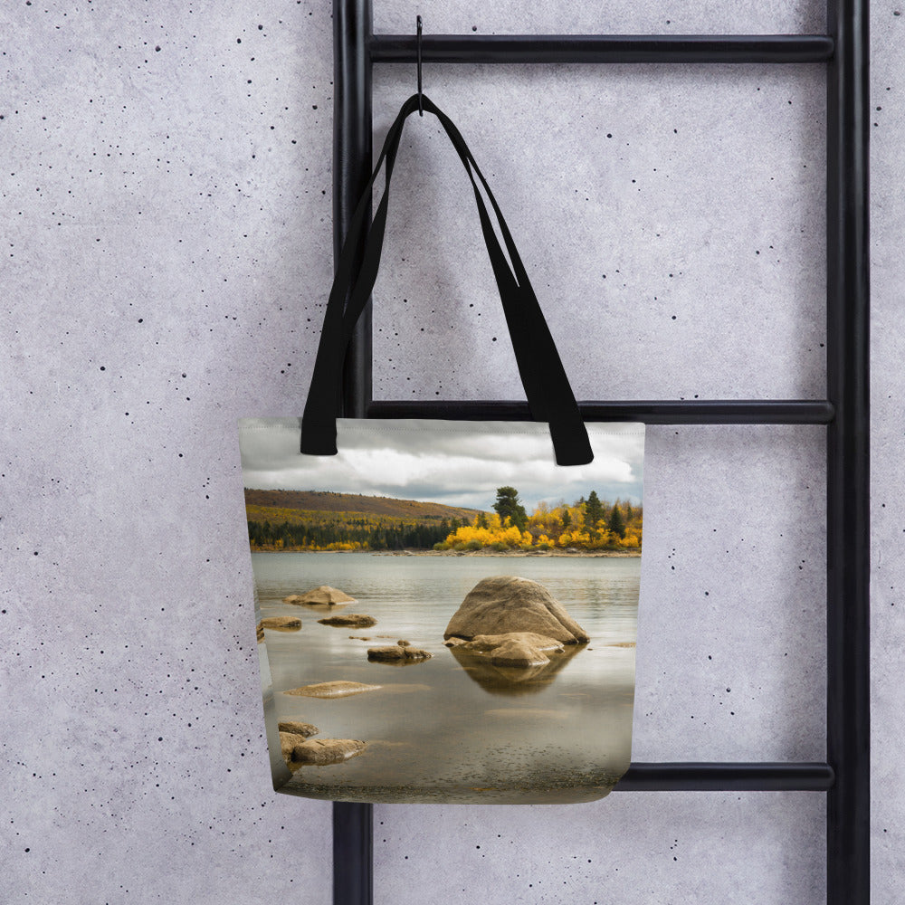 Wyoming in the Fall  All-Over Print  Small Tote bag