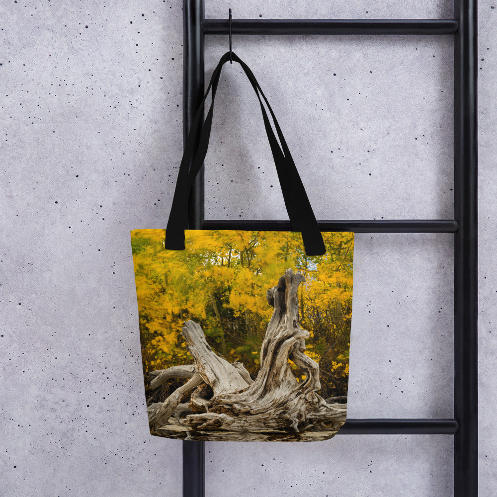 Wyoming in the Fall All-Over Print Small Tote bag