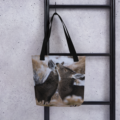 Tote Bags Inspired by the Gentle Moments of Wyoming’s Deer