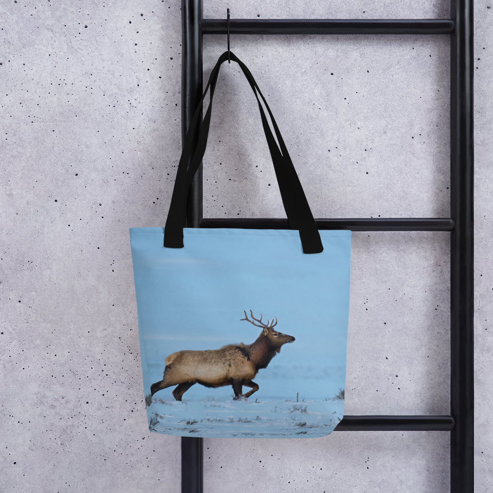 Tote Bags Inspired by the Majestic Elk: Bring Wyoming’s Heart to Your Home