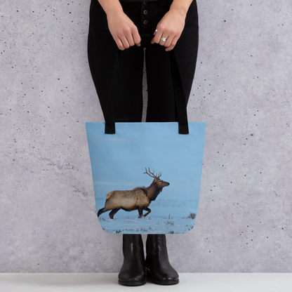 Tote Bags Inspired by the Majestic Elk: Bring Wyoming’s Heart to Your Home