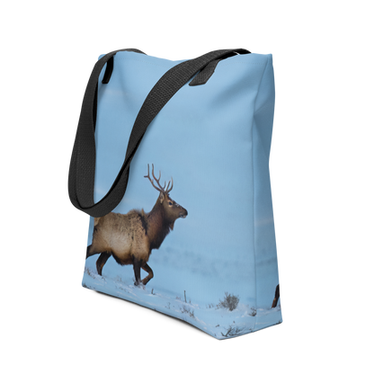 Tote Bags Inspired by the Majestic Elk: Bring Wyoming’s Heart to Your Home