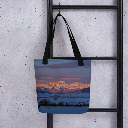 Wind River Range Tote Bags: Carry the Sunset Magic of Wyoming