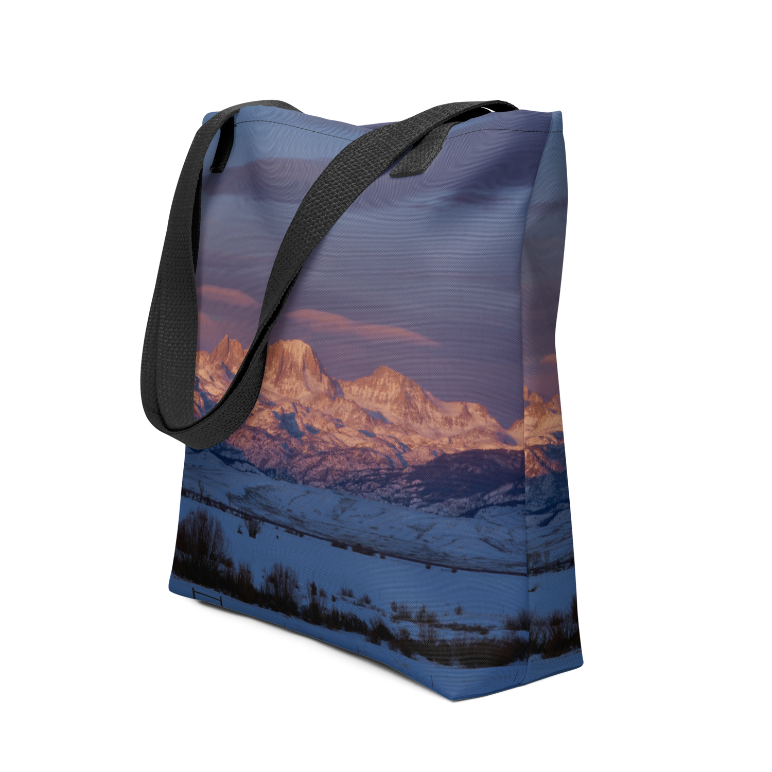 Wind River Range Tote Bags: Carry the Sunset Magic of Wyoming