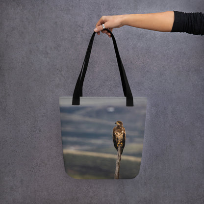 Young Bald Eagle Tote bag