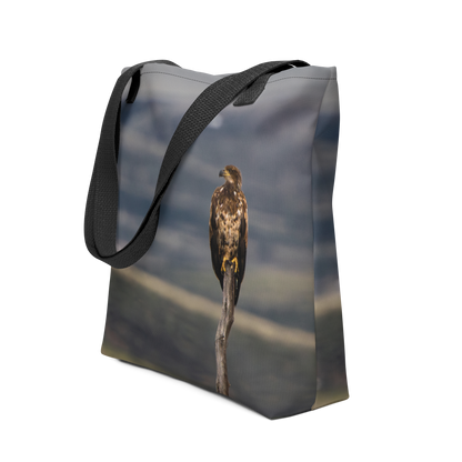 Young Bald Eagle Tote bag