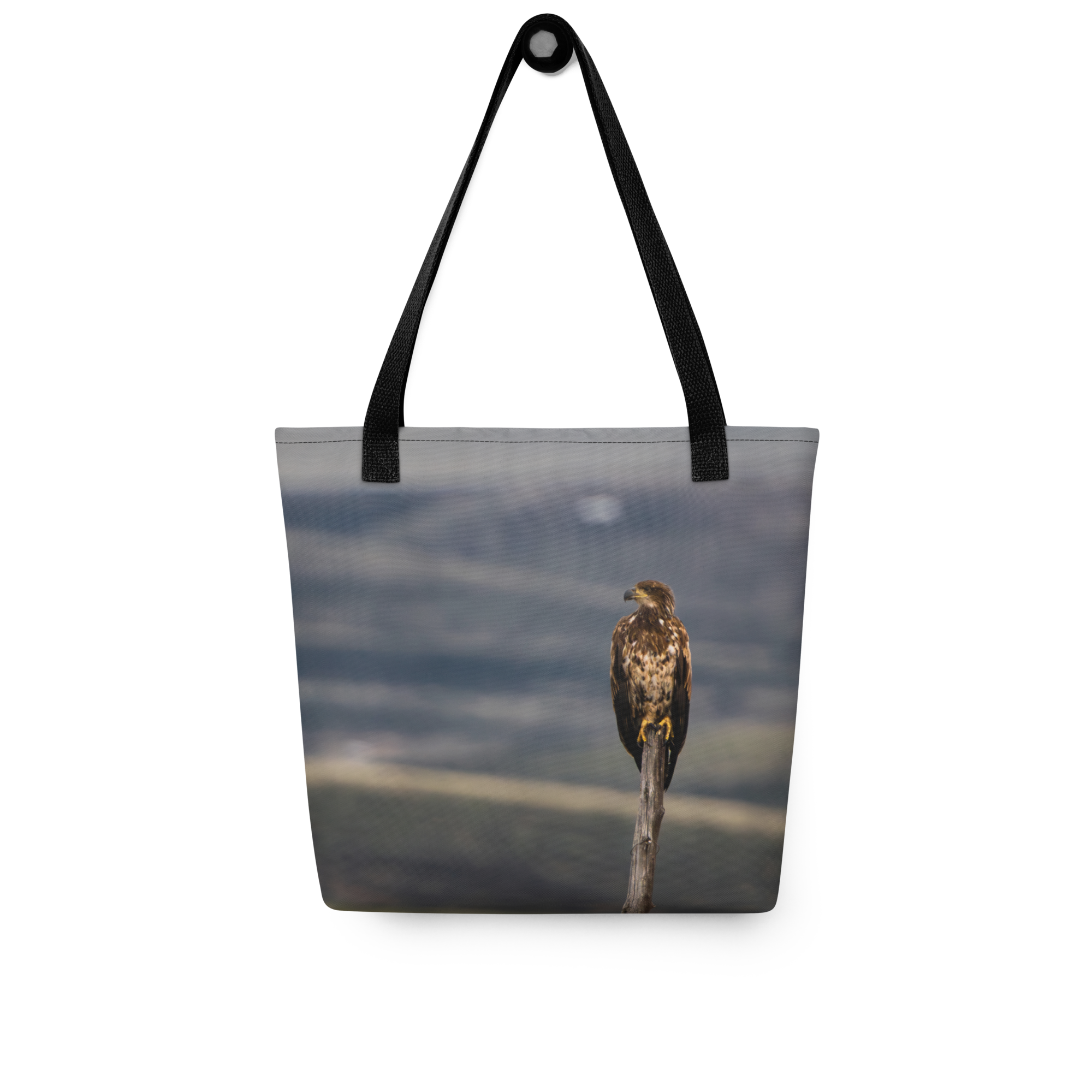 Young Bald Eagle Tote bag