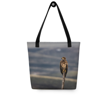 Young Bald Eagle Tote bag