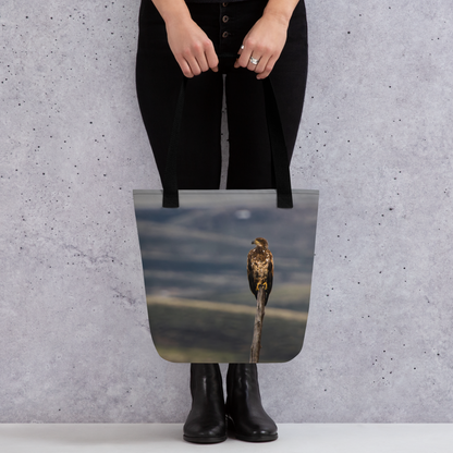 Young Bald Eagle Tote bag