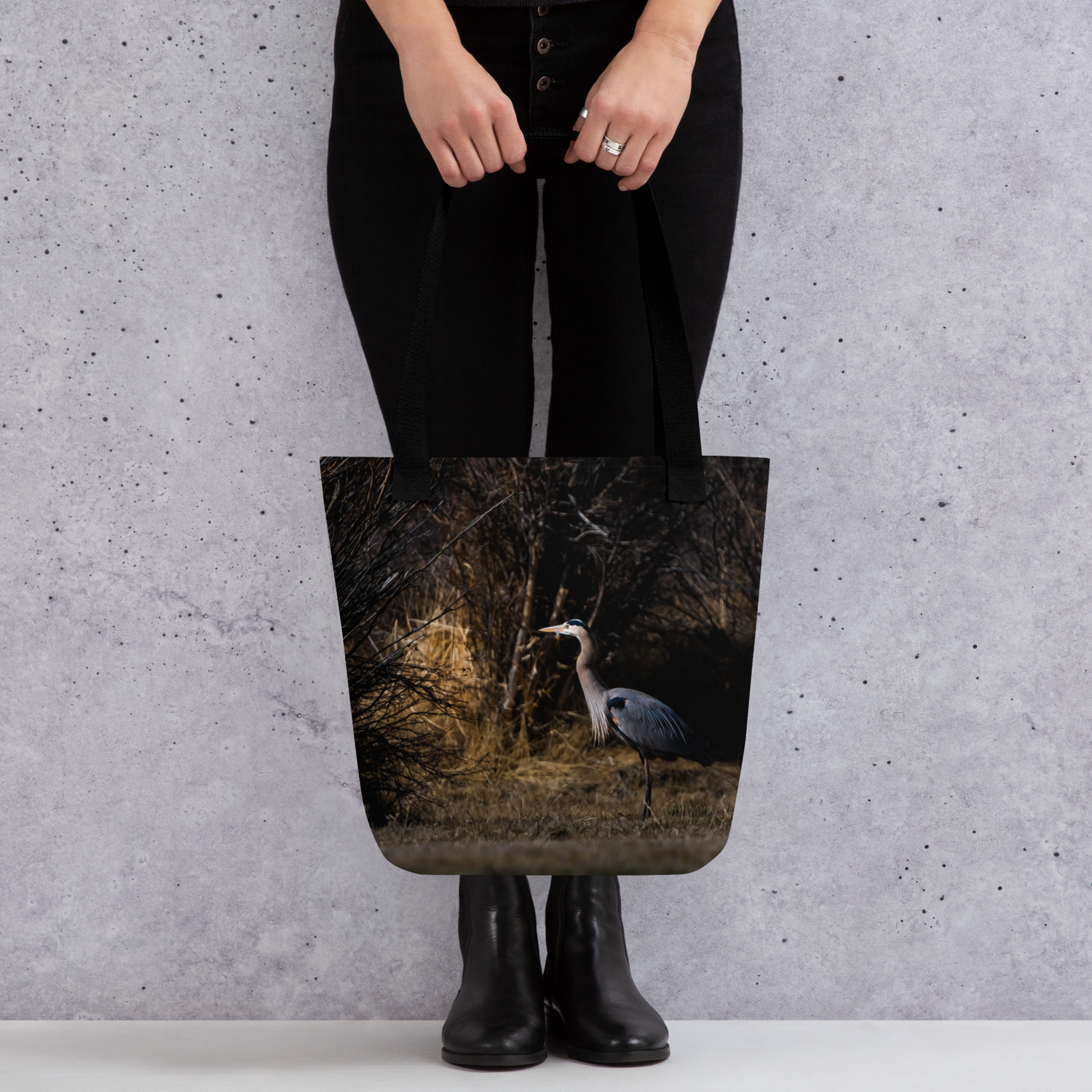 Blue Heron Tote bag