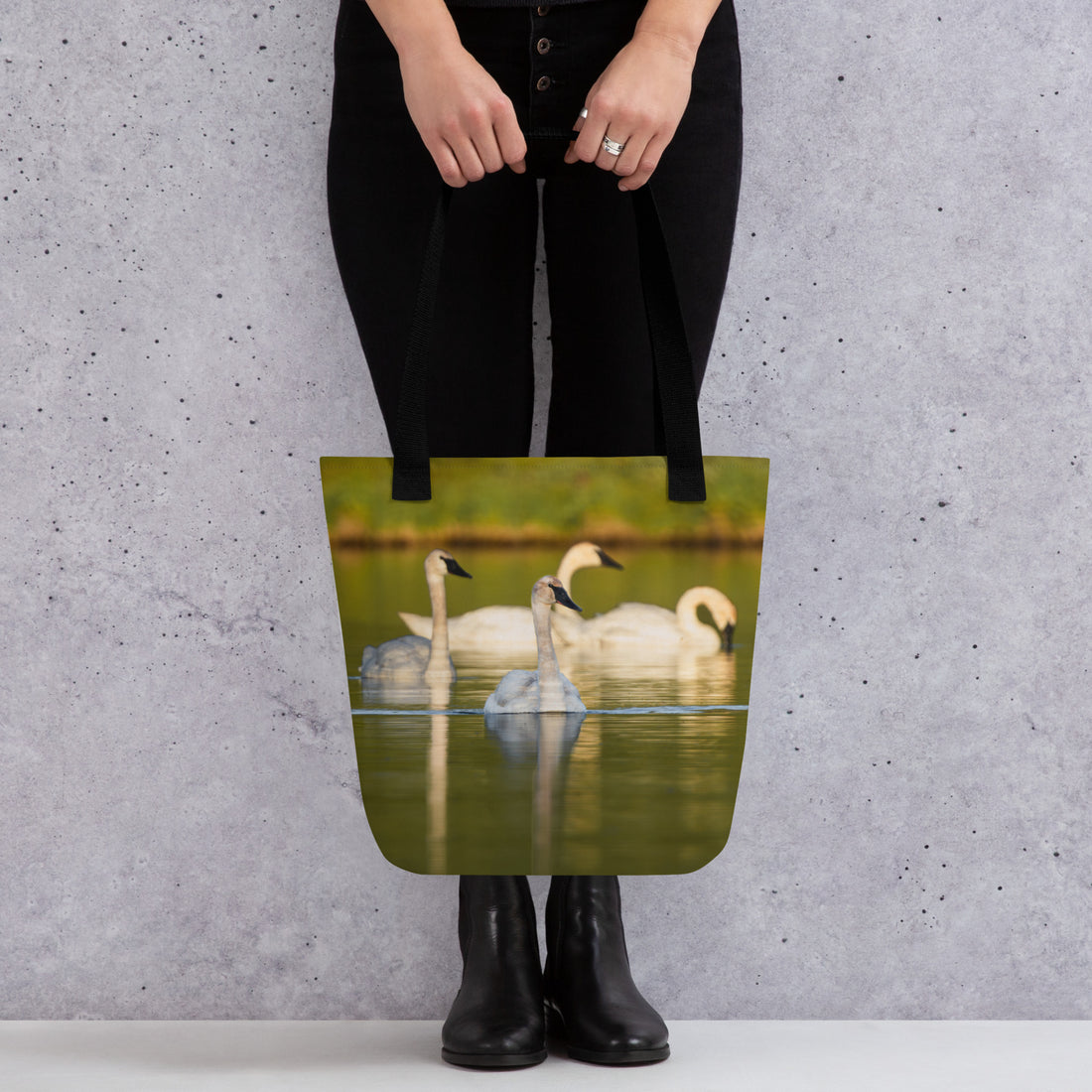 Swans Tote bag