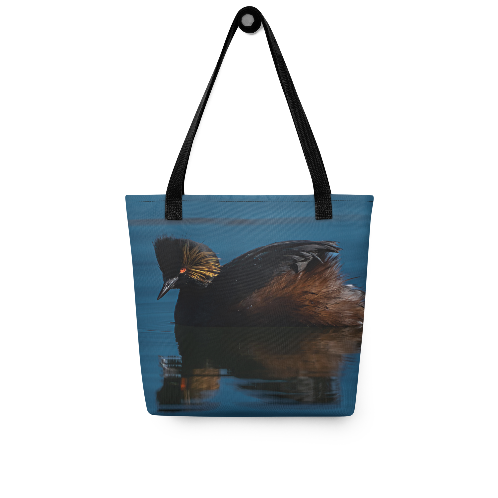 Eered Grebe Tote bag