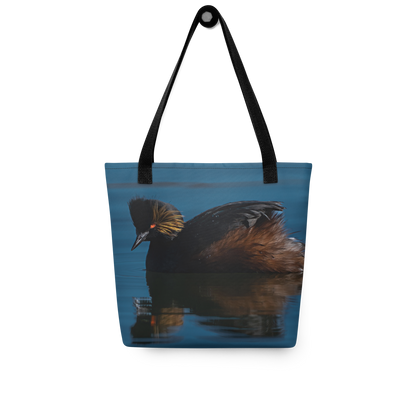 Eered Grebe Tote bag