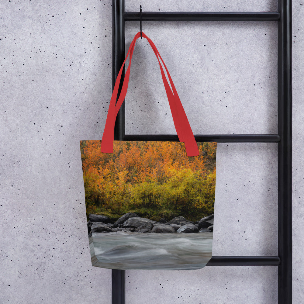 Green River, Wyoming in the Fall All-Over Print Small Tote bag