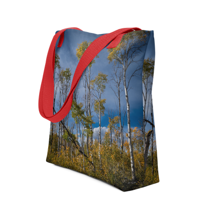 Aspens in the Fall All-Over Print Small Tote bag