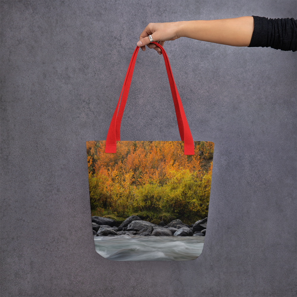 Green River, Wyoming in the Fall All-Over Print Small Tote bag