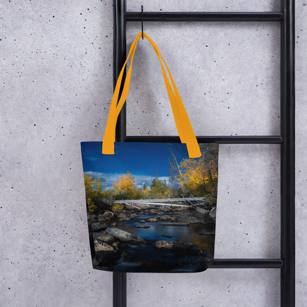 Aspens in the Fall All-Over Print Small Tote bag