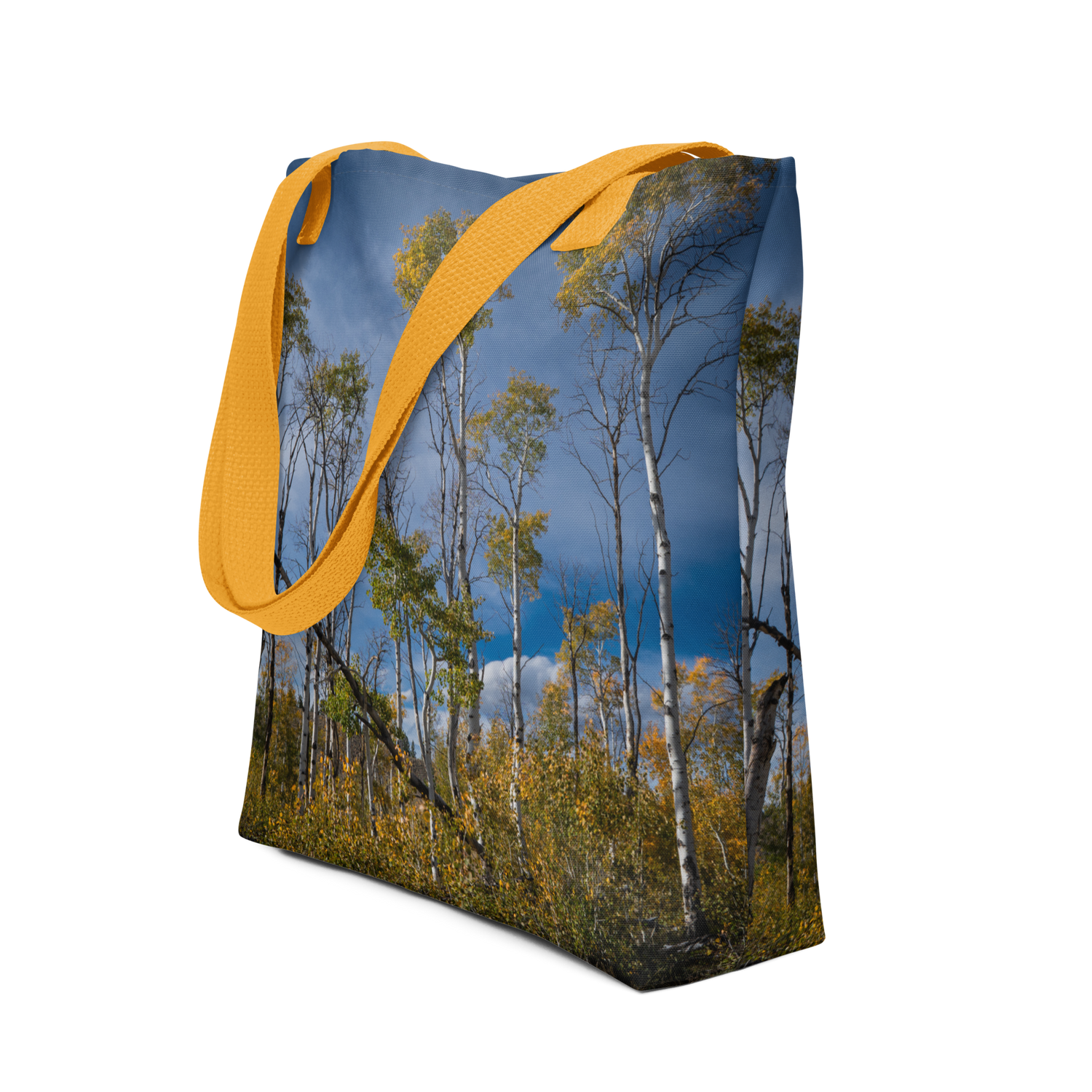 Aspens in the Fall All-Over Print Small Tote bag