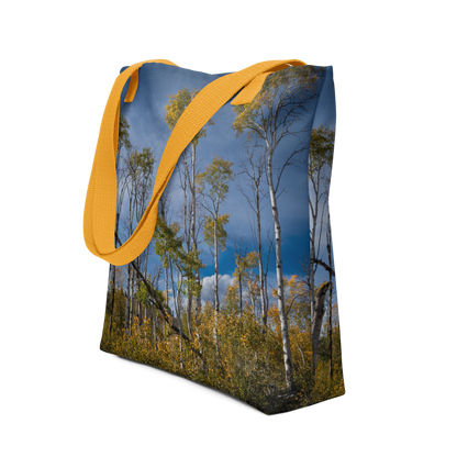 Aspens in the Fall All-Over Print Small Tote bag