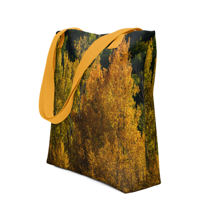 Aspens in the Fall All-Over Print Small Tote bag