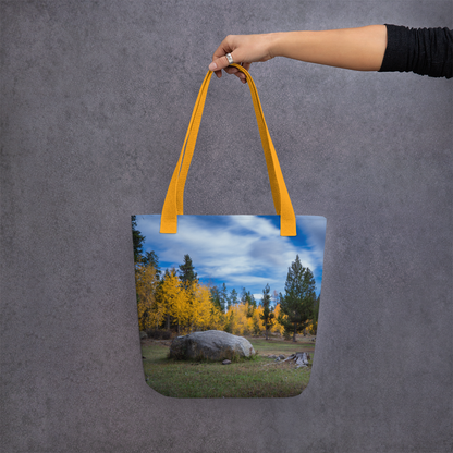 Fall in Wyoming All-Over Print Small Tote bag