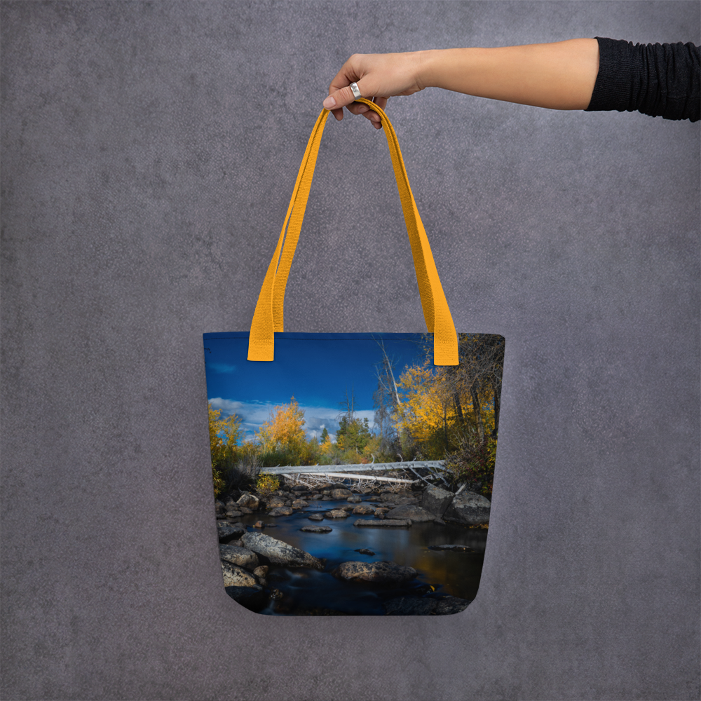 Aspens in the Fall All-Over Print Small Tote bag