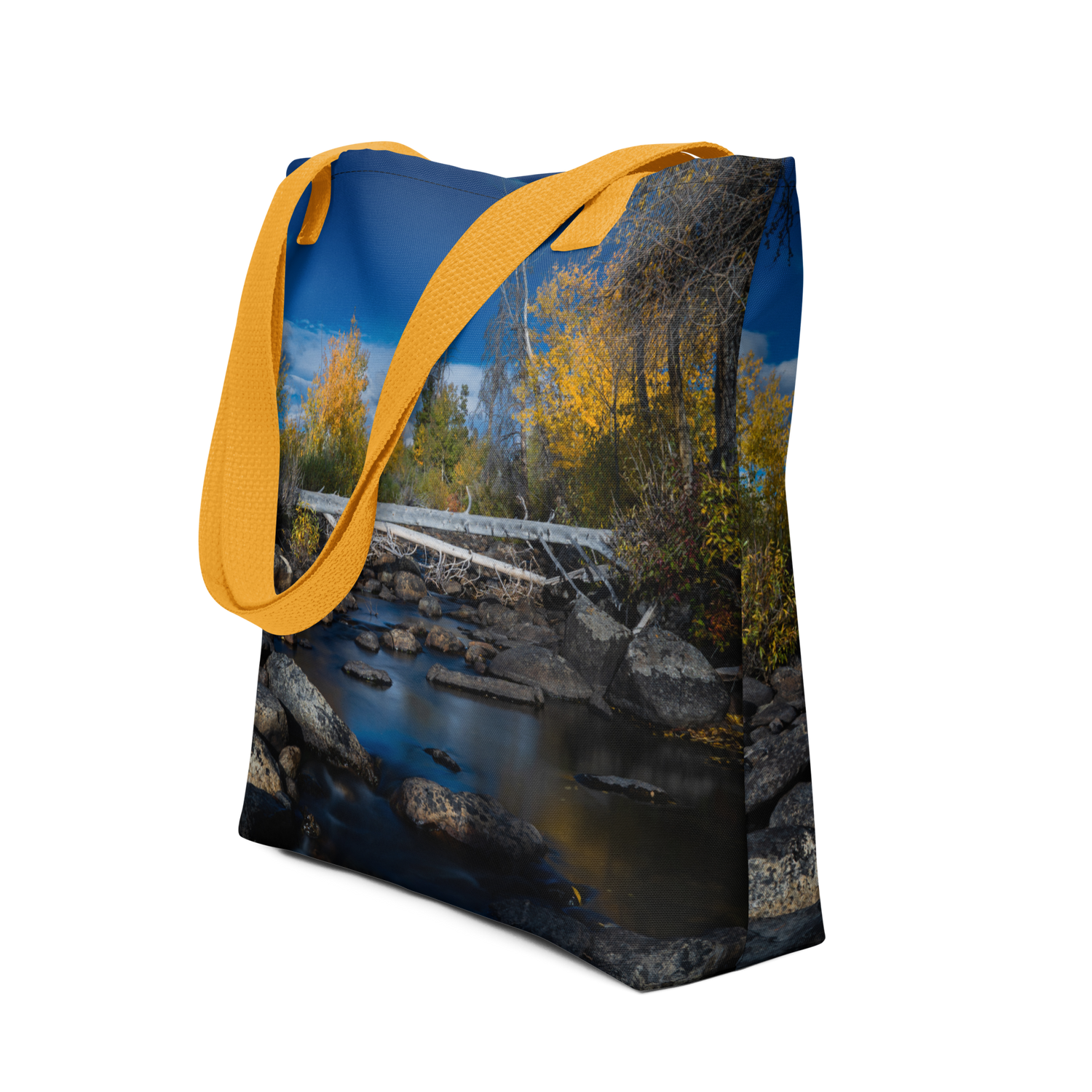 Aspens in the Fall All-Over Print Small Tote bag